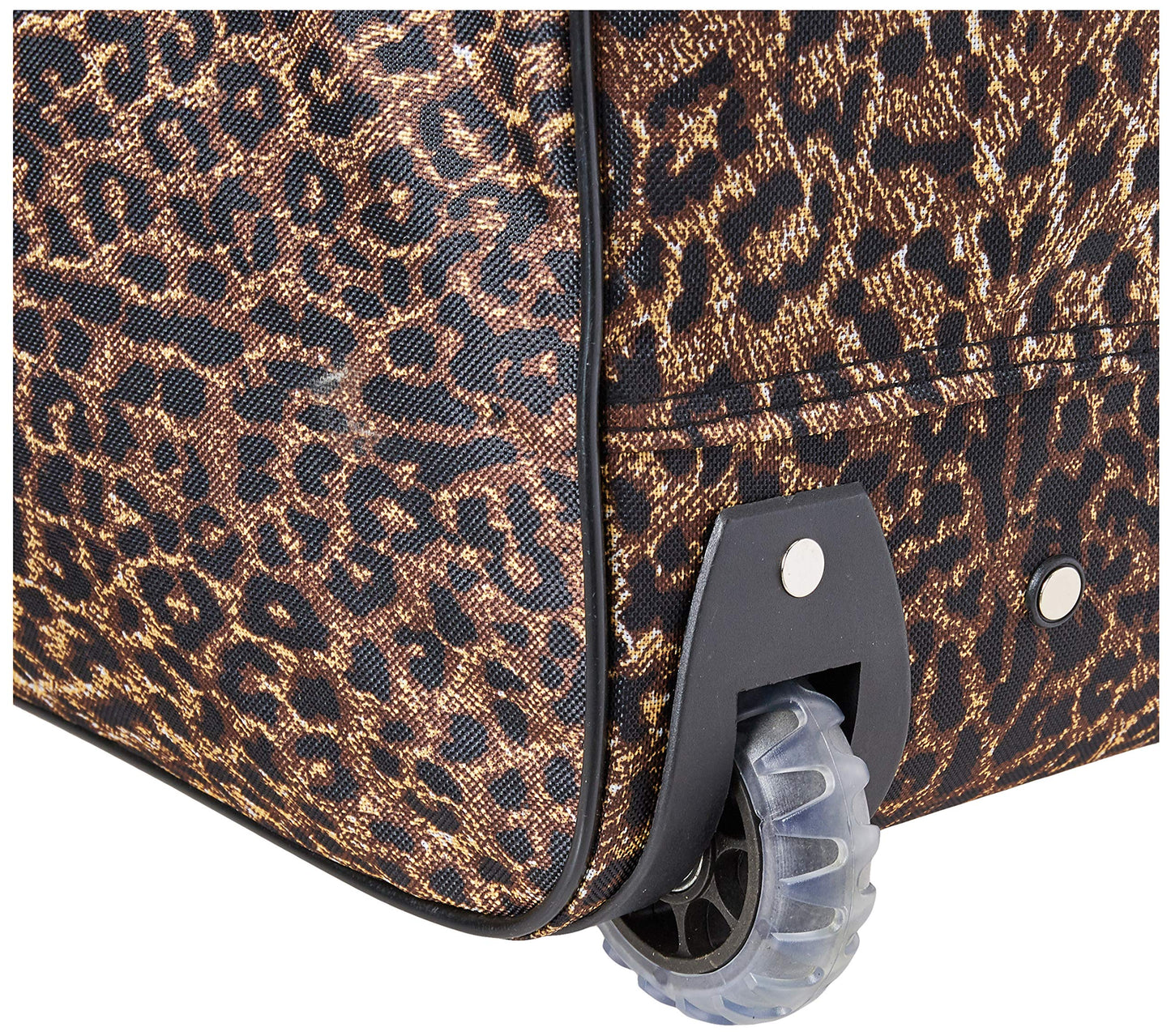 Bolsa de Lona con Ruedas Rockland Rosa Leopardo