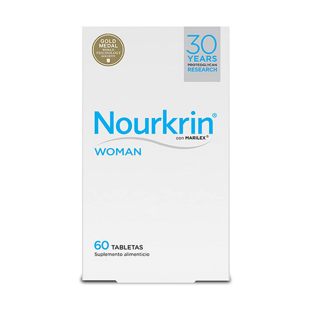 NOURKRIN WOMAN 60 Tabletas | Cuidado Capilar y Crecimiento del Pelo ...