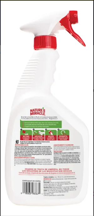 Destructor De Orina Nature's Miracle Gato 946ml Adiós Olores